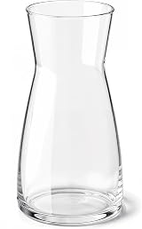 Ledoir Glass Vase 20cm Clear Modern Tall Flower Jug Pampas Decor 1L view 1