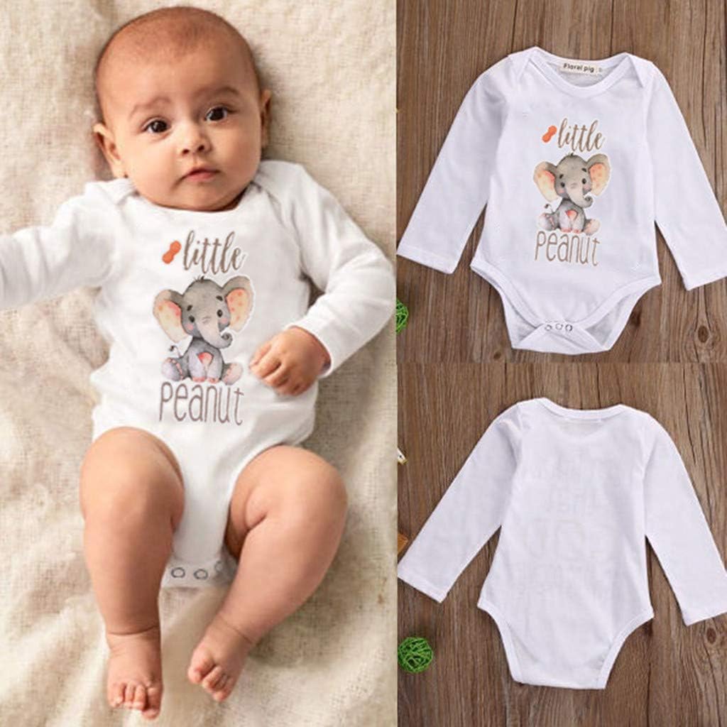 0 2 Anos So Buts Bebe Recien Nacido Bebes Ninas Ninos De Manga Larga De Dibujos Animados Elefante Carta Imprimir Body Romper Tops Mono Ninas De Hasta 24 Meses Ropa De Deporte Profiles365 Com