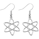 ENSIANTH Biology Chemistry Earrings Gift Science Graduation Microscope Charms Earrings