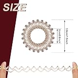 Sularpek 12 Pcs Spiral Hair Ties No Crease Plastic Bobbles Women Girls view 2