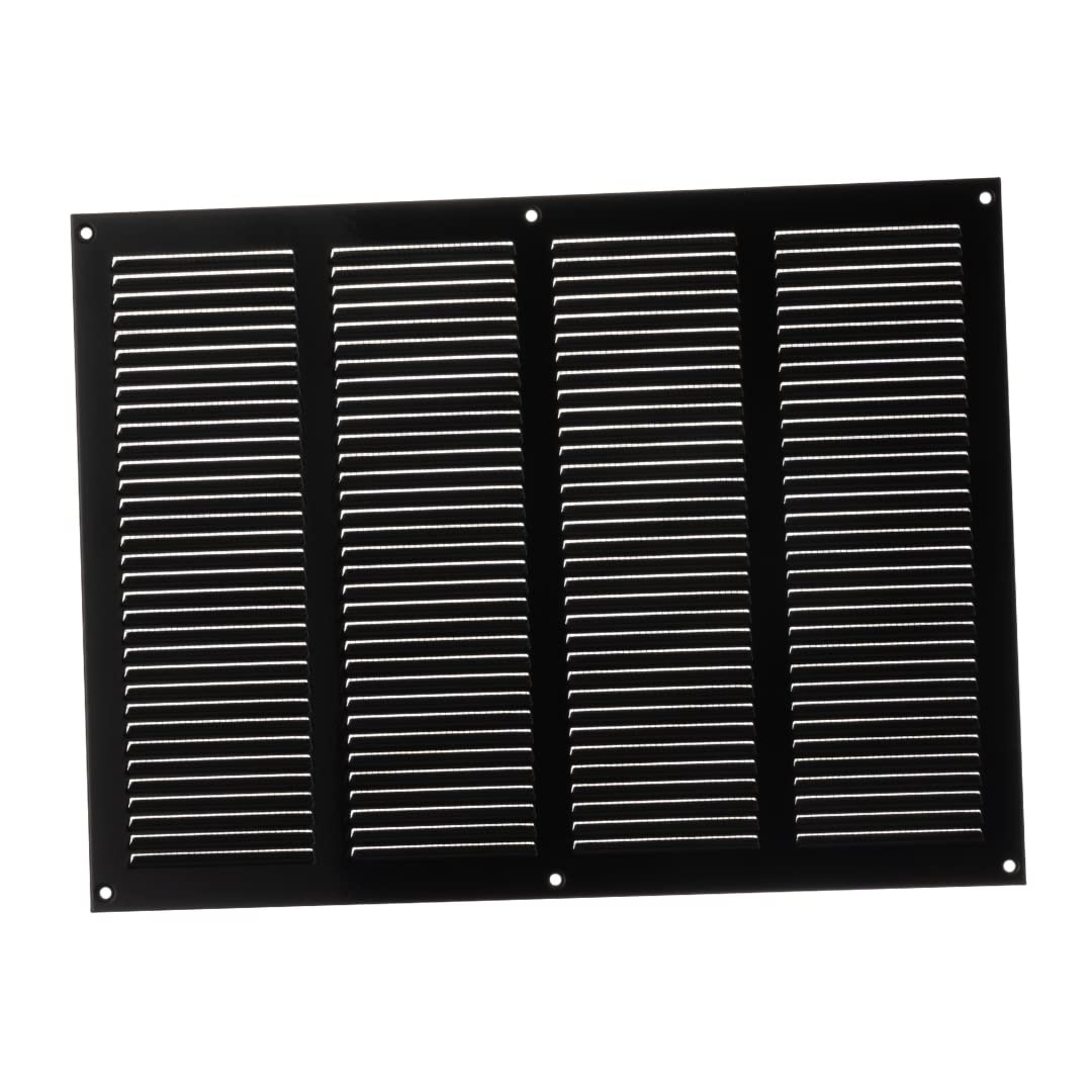 400mm x 300mm Black Metal Air Vent Grille