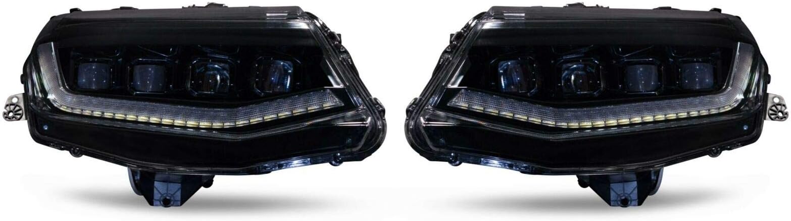 Morimoto XB LED Plug & Play Headlight Assemblies LF403 Compatible with 2016-2018 Chevrolet Camaro