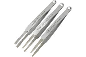 3-Piece Strudy Metal Terminals Cleaner, Practical Cleaner Set for Easy Maintenance of Electrical Removal Tools