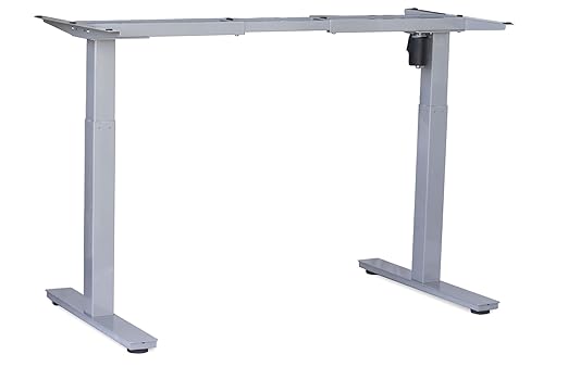 Ergoni - Höhenverstellbarer Schreibtisch - Elektrisch höhenverstellbares Tischgestell - Steh/Sitz Tisch-Untergestell stufenlo