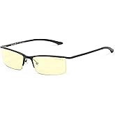 GUNNAR - Premium Gaming and Computer Glasses - Blocks 65% Blue Light - Emissary, Onyx, Amber Tint