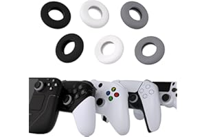 PlayVital 3 Pairs Silicone Aim Assist Target Motion Control Precision Rings for PS5, for PS4, for Xbox Series X/S, Xbox One, 