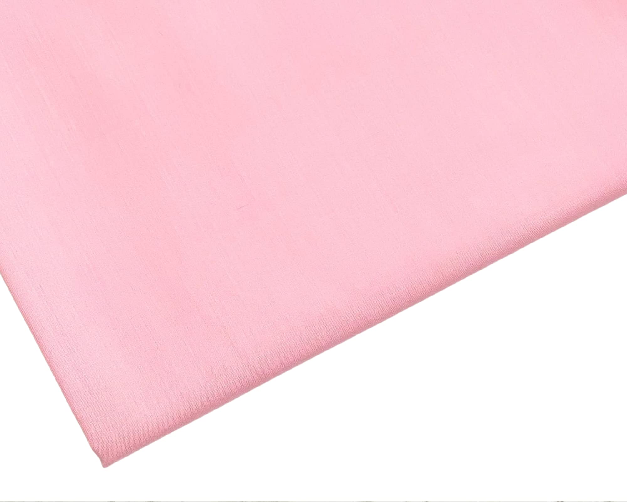 Plain Baby Pink Polycotton Fabric - 45 inch / 112 cm Wide - 40+ Colours - 10 Metre