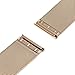TRUMiRR 16mm Watchband Mesh Stainless Steel Metal Watch Band Strap Bracelet for Motorola Moto 360 2 (2nd Gen 42mm Women's 2015),Huawei Talkband B3 with Tool and Spring Bar, Rose Gold