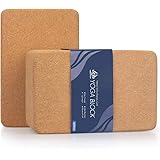Forbidden Road Cork Yoga Block 2 Pack Cork Yoga Blocks Cork Yoga Brick Yoga Cork Block Set of 2 Yoga Block Cork Yoga Bricks C