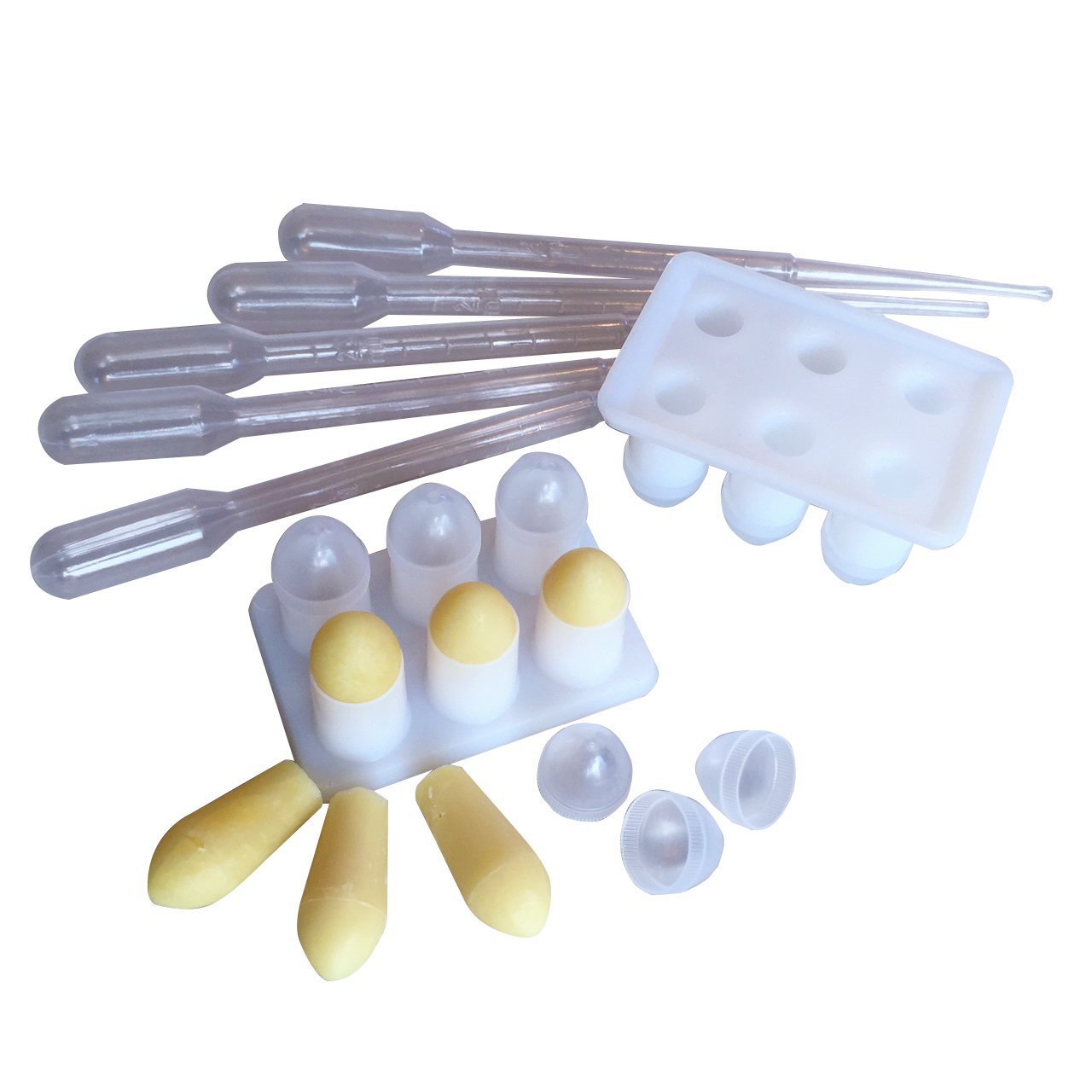 Suppository Mold Tray Kit Reusable 2 Trays 12 Suppositories 2ml Filling