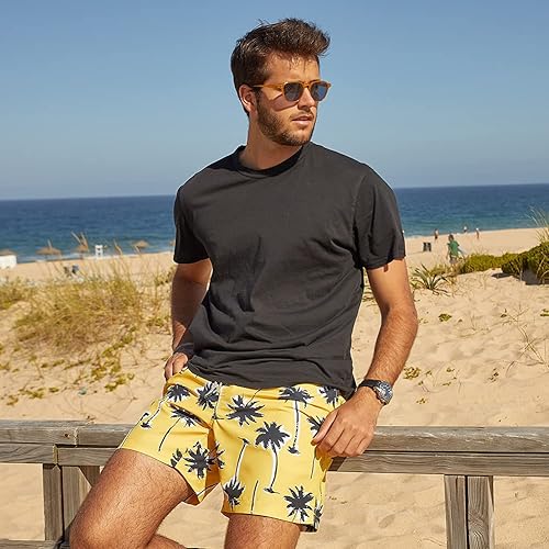 maamgic Mens Slim Fit Swim Shorts Swim Trunks inch Quick Dry