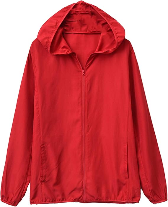 Women'S Coats Spring Summer Casual Jacket Sun Protection Clothing Ladies Thin Hooded Jacket
