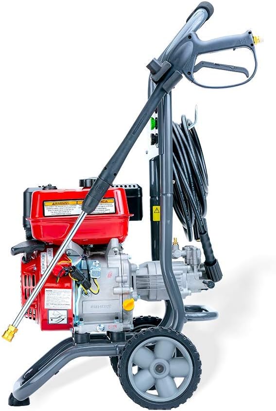 A-iPower APW2700C Gas Powered Pressure Washer 2700 PSI and 2.3 GPM 7HP with 3 Nozzle Attachments, CARB Compliant, Red : Garden & Outdoor