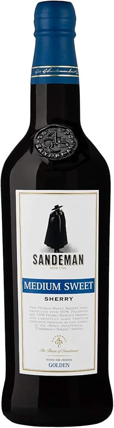 Sandeman Sherry Medium Sweet 0 75l Amazon De Bier Wein Spirituosen