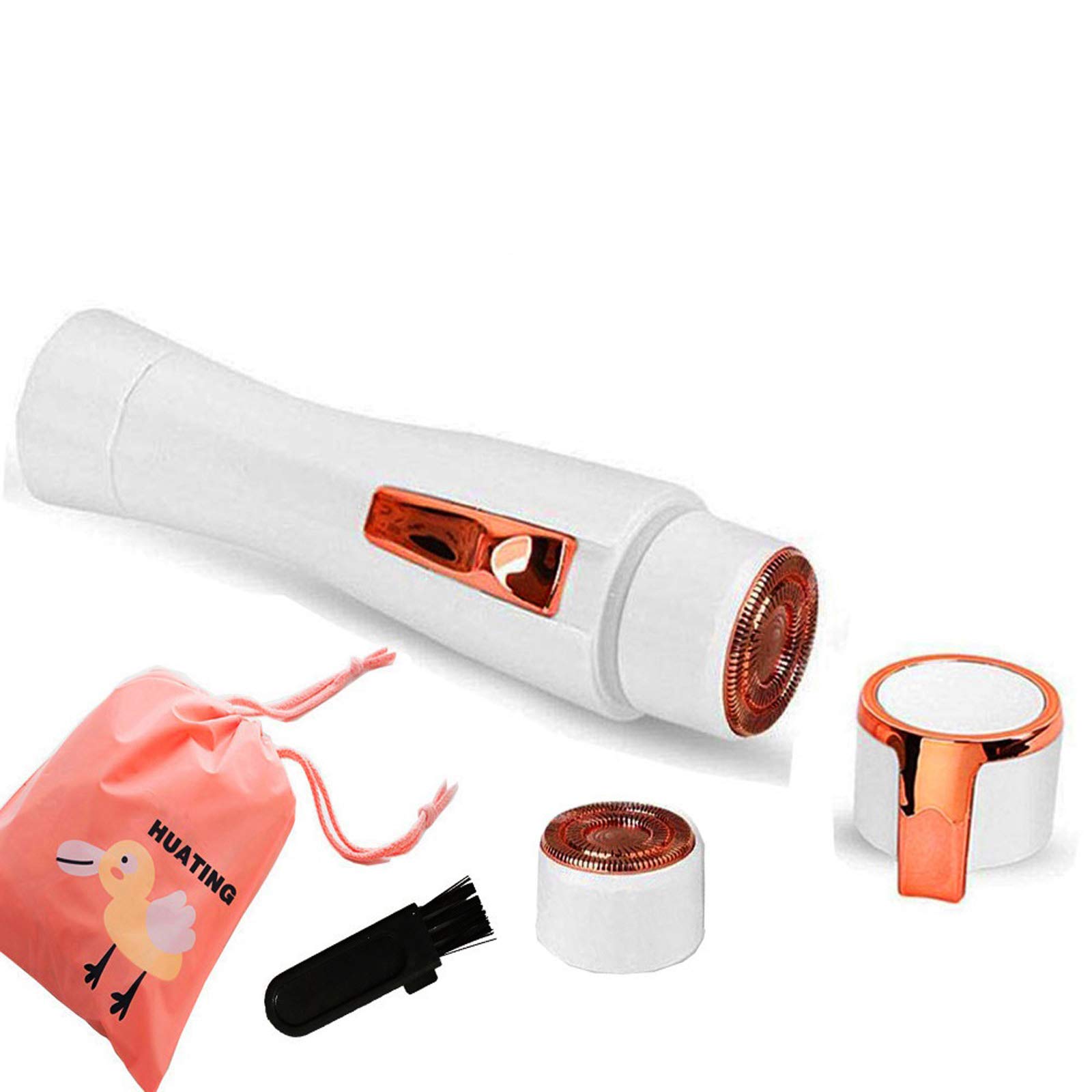 Facial Hair Removal for Women Hair Remover Women Hair Removal Lady Shaver Epilator Female IPX5 Waterproof Bikini Trimmer with Cordless Rechargeable USB Charging Nose Eyebrow Trimmer Body Facial