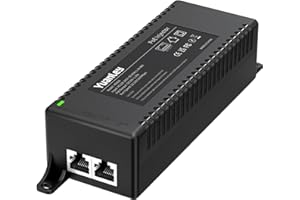 YuanLey Gigabit PoE Injector 60W, PoE++ Injector Converts Non-PoE to PoE++ Network, IEEE 802.3at/af, 10/100/1000Mbps PoE Adap