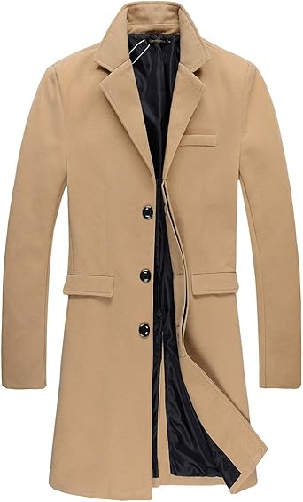 tan trench coat mens