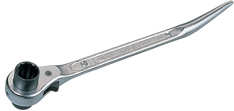 Amazon スーパー 曲がりシノ付ラチェットレンチ Rnb1719 片口スパナ コンビネーションレンチ