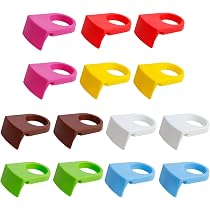 10 Pièces Clips Porte-Bière Colorés ABS - Accessoires Fête Pour Verres Et Bouteilles