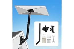 AOJO Starlink Gen 3 Mount, Starlink Mounting Kit, Starlink Standard Mount, Starlink Roof Mount, Wind Resistance, 360° Adjustment, V3, Black