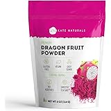 Dragon Fruit Powder for Baking & Drink (4oz) - Kate Naturals. Vegan, Gluten Free Dried Dragon Fruit Pink Pitaya Powder for Dr