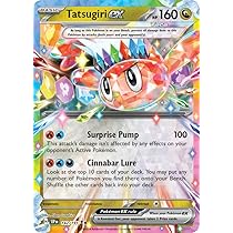 ぽんぽんgoing Pokemon - Tatsugiri ex 142/191 - Surging Sparks – Tera
