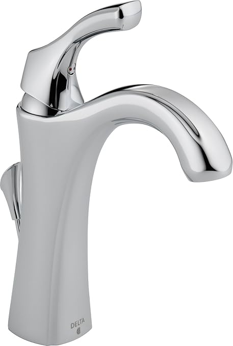 Delta Faucet Addison Single Handle Bathroom Faucet With Diamond