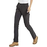 JOMLUN Women's Softshell Pants Fleece Lined Hiking Insulated Outdoor Ski Pants Waterproof Warm Trouser Winter