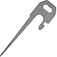 MultiParts Titanium Pick Tool Compatible With Leatherman Multitools