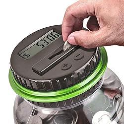 Coin Piggy Bank Saving Jar, Winnsty Digital Coin