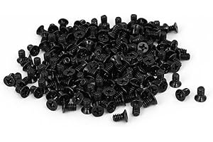 uxcell Computer PC Case 3.5-inch HDD 6#-32 Flat Head Hard Drive Screw Black 300pcs
