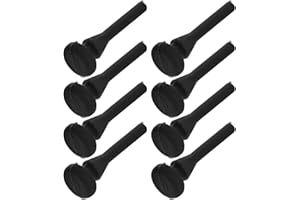 SEWACC Silicone Cooker Feet 8Pcs Black Replacement Legs for Slow Cooker Pot Anti-Tip Accessories