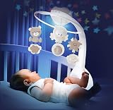 Infantino 3-in-1 Projector Musical Mobile Grey view 3