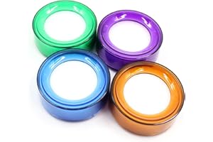 GMBYLBY Office Desk Fingertip Moistener Round Wet Sponge Cup for Accountant Office Clerk Cashier Counting Papers Currency