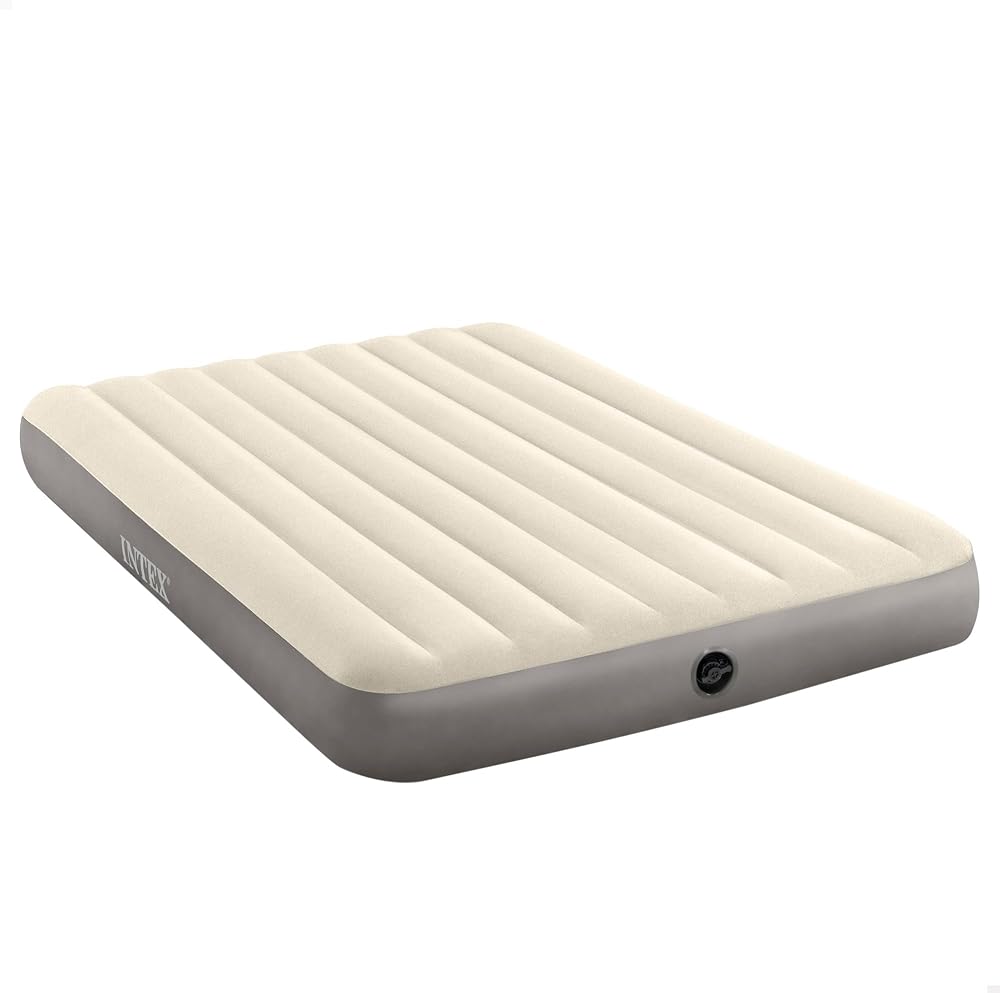 Intex Airbed Matrimoniale Deluxe Classic Dura Beam Fiber Tech 152x203x25 cm