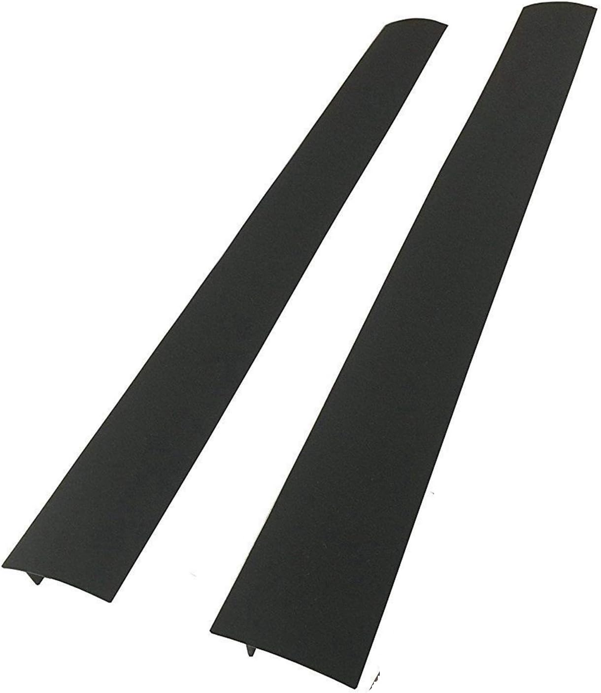 Silicone Kitchen Stove Counter Gap Cover,Wide & Long Gap Filler,Seals Spills Between Counter, Appliances,Stovetop, Oven, Washer & Dryer,Easy Clean Heat Resistant(2 Pack/25 Inches/Black)
