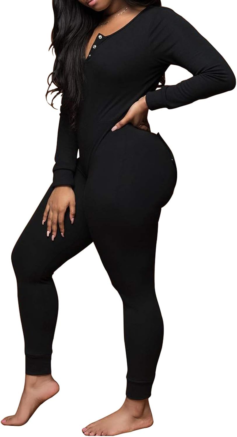 Women's Long Sleeve Pajamas 2Pcs Set,Ladies Slimd Fit Christmas Striped