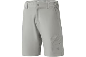 Bassdash FP01M 10.5” Mens Fishing Cargo Shorts Quick Dry UPF 50+ Water Resistant