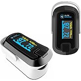 Elite Medica Premium Fingertip Pulse Oximeter, Health Canada Authorized Medical Device, Digital SpO2 Blood Oxygen Saturation 