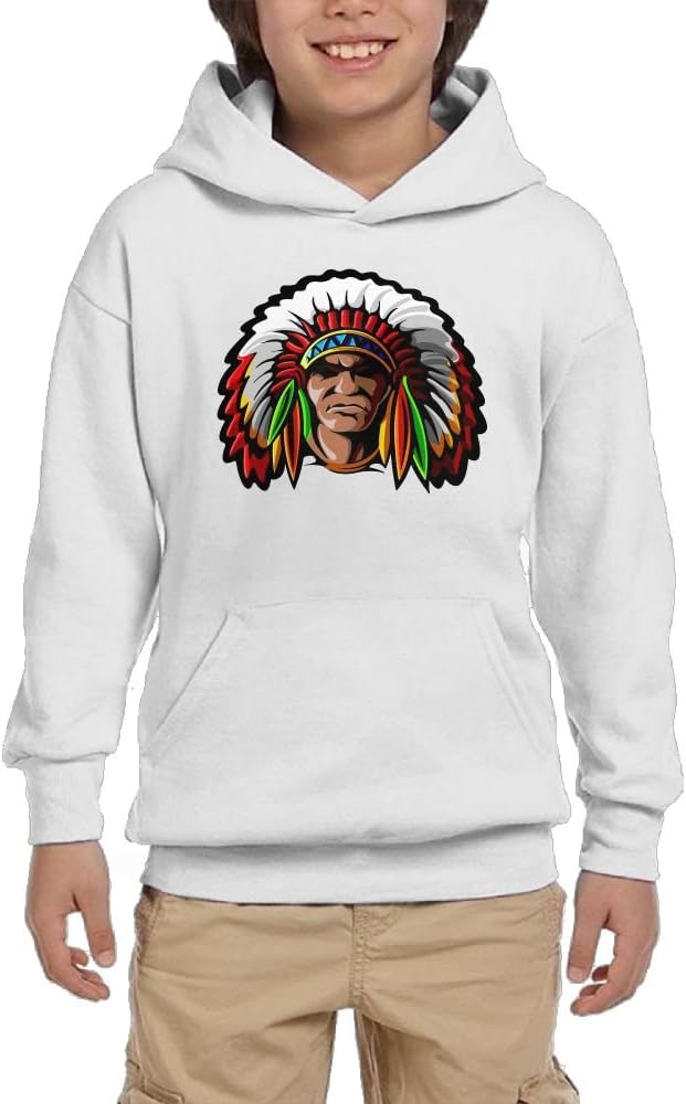 Gakivcdf Teens Girls Classic Indian Cartoon Illustration Cool Hoodies Front Pocket Sweatshirts