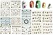 ALLYDREW Christmas Water Slide Nail Art Decals Water Transfer Nail Decals (44 sheets/Over 800 decals)