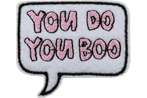ROCKAPATCH You Do You Boo Embroidered Iron On Patch