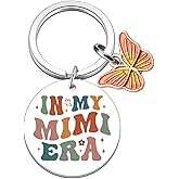 Mimi Gifts for Grandma Personalized Mimi Keychain for Women Birthday Gifts for Mimi Best Grandma To Be Gift Ideas Christmas Mothers Day Stuff Gift for Grandmas