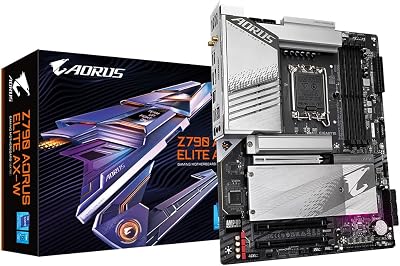Gigabyte Z790 AORUS ELITE AX-W Motherboard Intel 14th Gen DDR5 Wi-Fi 6E 2.5GbE