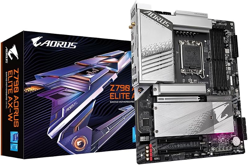 Gigabyte Z790 AORUS ELITE AX-W Motherboard Intel 14th Gen DDR5 Wi-Fi 6E 2.5GbE