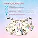Unicorn Party Supplies - Unicorn Headband, Unicorn Cake Topper with Eyelashes, Birthday Banner & 10 Gold Balloons | Birthday Party Supplies, Party Decorations & Party Favors | 15 Piece Party Set