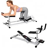 Happlee Crawling Machine for Adults Core Twist Trainer and Back Workouts with Counter 5 Height Settings 3 Angle Settings Home Gym Equipment