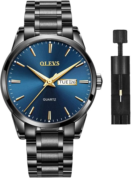 men's blue dial watches