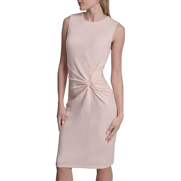 Vince Camuto Womens Tie Neck Short Halter Dress Pink 2 at Amazon Women's  Clothing store