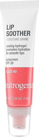 Neutrogena MoistureShine Lip Soother SPF 20 #60 Glaze 0.35 oz Hydrating Gloss view 8
